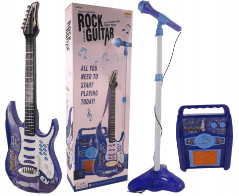 DUŻA GITARA ELEKTRYCZNA WZMACNIACZ MIKROFON 8010 N DUŻA GITARA ELEKTRYCZNA WZMACNIACZ MIKROFON 8010 N