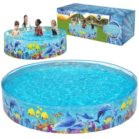 BESTWAY BASEN ROZPOROWY DLA DZIECI 244X46CM 55031 BESTWAY BASEN ROZPOROWY DLA DZIECI 244X46CM 55031
