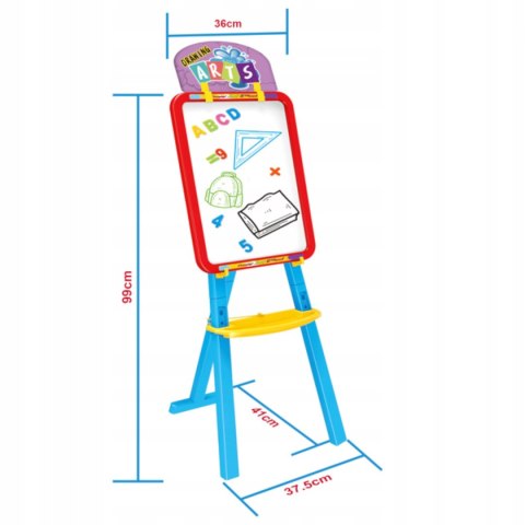 DUŻA DWUSTRONNA TABLICA KREDOWA MAGNETYCZNA 3W1 YM826 DUŻA DWUSTRONNA TABLICA KREDOWA MAGNETYCZNA 3W1 YM826