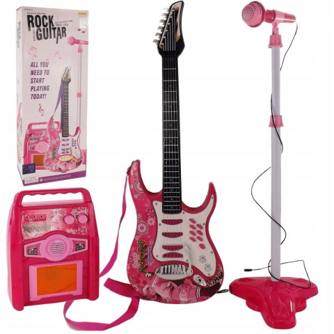 GITARA ELEKTRYCZNA WZMACNIACZ MIKROFON 8010R GITARA ELEKTRYCZNA WZMACNIACZ MIKROFON 8010R
