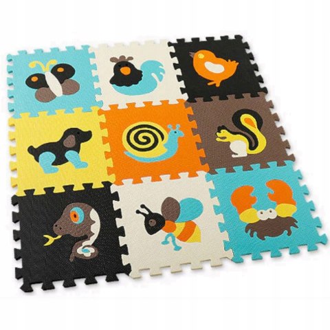 GRUBE PUZZLE PIANKOWE MATA EVA 9 SZT ZWIERZĄTKA 38 GRUBE PUZZLE PIANKOWE MATA EVA 9 SZT ZWIERZĄTKA 38