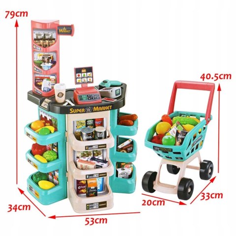 SUPERMARKET SKLEP WÓZEK NA ZAKUPY WAGA CZYTNIK 76 SUPERMARKET SKLEP WÓZEK NA ZAKUPY WAGA CZYTNIK 76