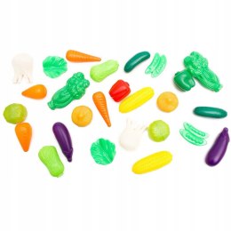 ZESTAW WARZYWA I OWOCE PLASTIKOWE 120EL. 083
