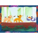 Puzzle 4w1Król Lew Disney Odważny król lew 4+ Trefl 34653