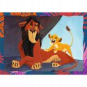 Puzzle 4w1Król Lew Disney Odważny król lew 4+ Trefl 34653