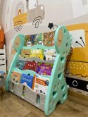 REGAŁ NA KSIĄŻKI PÓŁKA SZAFKA ORGANIZER POKÓJ DZIECIĘCY ŻYRAFKA Z33