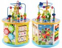 DREWNIANA DUŻA KOSTKA EDUKACYJNA 8W1 - YDL-136