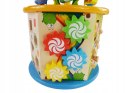 DREWNIANA DUŻA KOSTKA EDUKACYJNA 8W1 - YDL-136