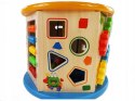 DREWNIANA DUŻA KOSTKA EDUKACYJNA 8W1 - YDL-136