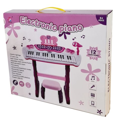 KEYBOARD DLA DZIECI ORGANY MIKROFON PIANINO 883BR KEYBOARD DLA DZIECI ORGANY MIKROFON PIANINO 883BR