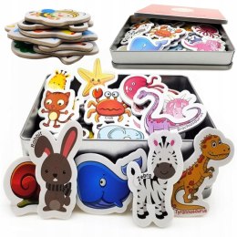 MAGNESY NA LODÓWKĘ ZWIERZĘTA PIANKOWE 40 EL PUSZKA