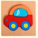 PUZZLE DREWNIANE EDUKACYJNE KLOCKI DLA DZIECI 15-15A