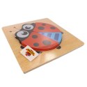 PUZZLE DREWNIANE EDUKACYJNE KLOCKI DLA DZIECI 15-15B