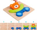 PUZZLE DREWNIANE EDUKACYJNE KLOCKI DLA DZIECI 15-15M