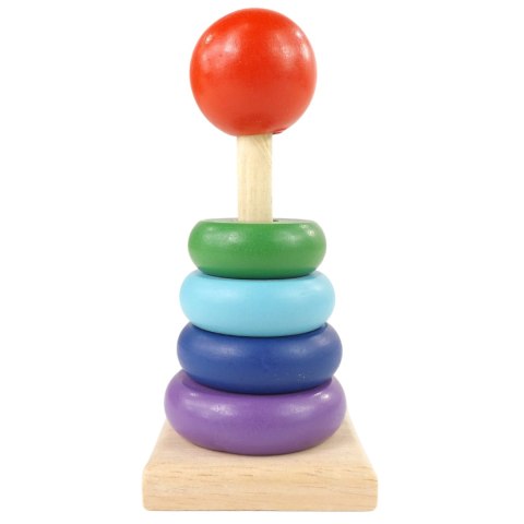 SORTER DREWNIANY TĘCZOWA WIEŻA PIRAMIDA KOLOR SC-2 SORTER DREWNIANY TĘCZOWA WIEŻA PIRAMIDA KOLOR SC-2