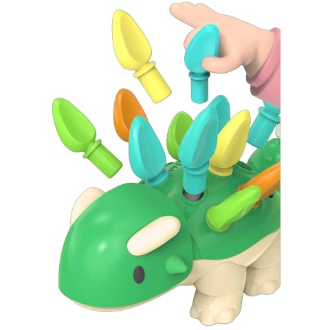 SORTER UKŁADANKA DINOZAUR MONTESSORI KOLORY S2055A SORTER UKŁADANKA DINOZAUR MONTESSORI KOLORY S2055A