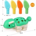 SORTER UKŁADANKA DINOZAUR MONTESSORI KOLORY S2055A