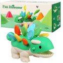SORTER UKŁADANKA DINOZAUR MONTESSORI KOLORY S2055A
