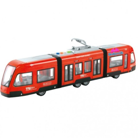 DUŻY TRAMWAJ DŹWIĘKI ŚWIATŁA NA BATERIE 930AC DUŻY TRAMWAJ DŹWIĘKI ŚWIATŁA NA BATERIE 930AC