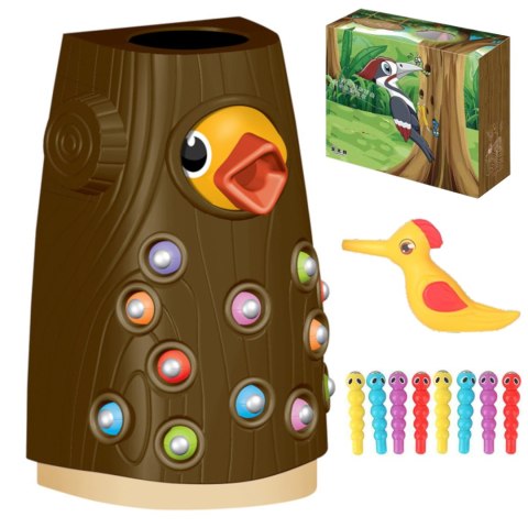 MAGNETYCZNA GRA NAKARM PTASZKA DZIĘCIOŁ MONTESSORI LS-29 MAGNETYCZNA GRA NAKARM PTASZKA DZIĘCIOŁ MONTESSORI LS-29