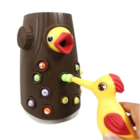 MAGNETYCZNA GRA NAKARM PTASZKA DZIĘCIOŁ MONTESSORI LS-29 MAGNETYCZNA GRA NAKARM PTASZKA DZIĘCIOŁ MONTESSORI LS-29