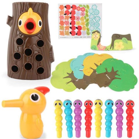 MAGNETYCZNA GRA NAKARM PTASZKA DZIĘCIOŁ MONTESSORI LS-29 MAGNETYCZNA GRA NAKARM PTASZKA DZIĘCIOŁ MONTESSORI LS-29