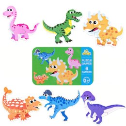 MOJE PIERWSZE PUZZLE DINOZAURY PUSZKA 27 SZT. 1777