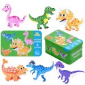 MOJE PIERWSZE PUZZLE DINOZAURY PUSZKA 27 SZT. 1777