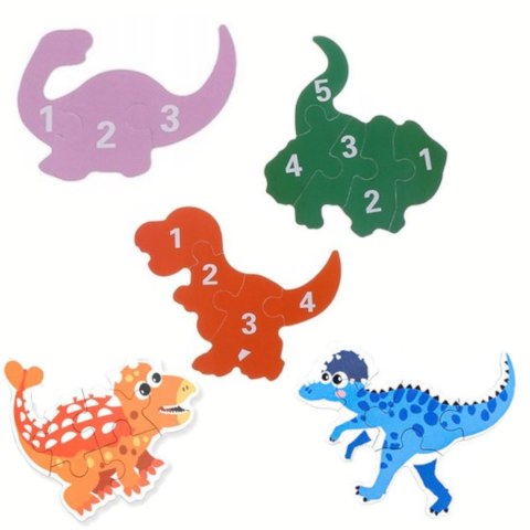 MOJE PIERWSZE PUZZLE DINOZAURY PUSZKA 27 SZT. 1777 MOJE PIERWSZE PUZZLE DINOZAURY PUSZKA 27 SZT. 1777