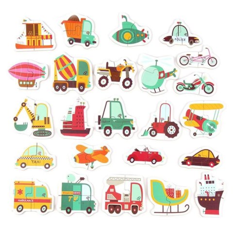 MOJE PIERWSZE PUZZLE POJAZDY PUSZKA 48 SZT. 1820 MOJE PIERWSZE PUZZLE POJAZDY PUSZKA 48 SZT. 1820