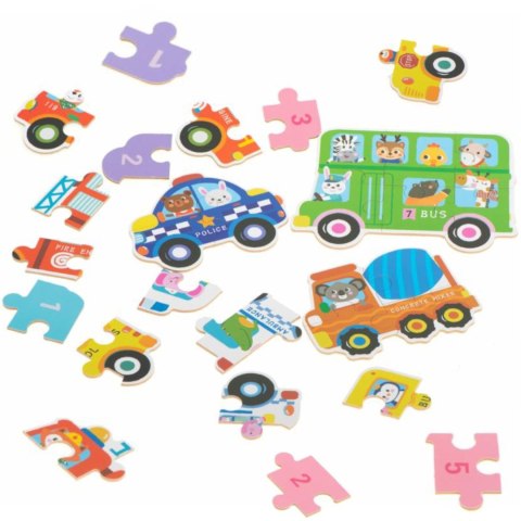 MOJE PIERWSZE PUZZLE POJAZDY SŁUŻBOWE 30 SZT. 1768 MOJE PIERWSZE PUZZLE POJAZDY SŁUŻBOWE 30 SZT. 1768