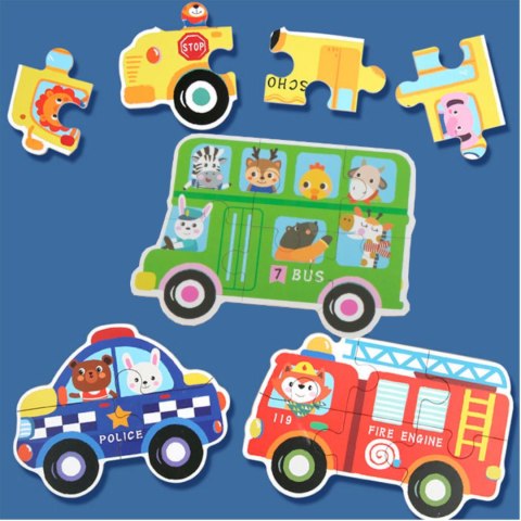 MOJE PIERWSZE PUZZLE POJAZDY SŁUŻBOWE 30 SZT. 1768 MOJE PIERWSZE PUZZLE POJAZDY SŁUŻBOWE 30 SZT. 1768