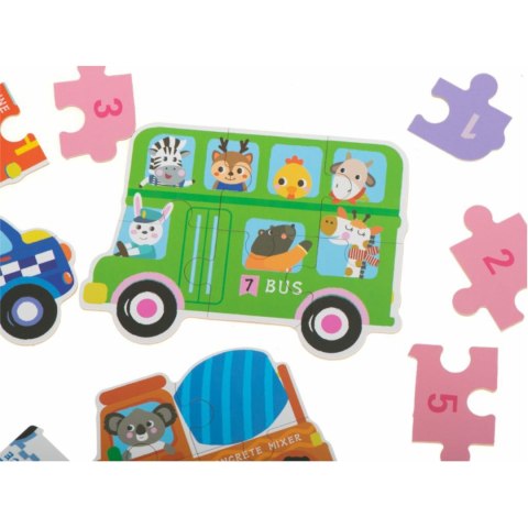 MOJE PIERWSZE PUZZLE POJAZDY SŁUŻBOWE 30 SZT. 1768 MOJE PIERWSZE PUZZLE POJAZDY SŁUŻBOWE 30 SZT. 1768