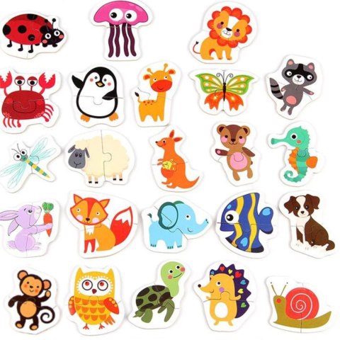 MOJE PIERWSZE PUZZLE ZWIERZĘTA PUSZKA 48 SZT. 1817 MOJE PIERWSZE PUZZLE ZWIERZĘTA PUSZKA 48 SZT. 1817