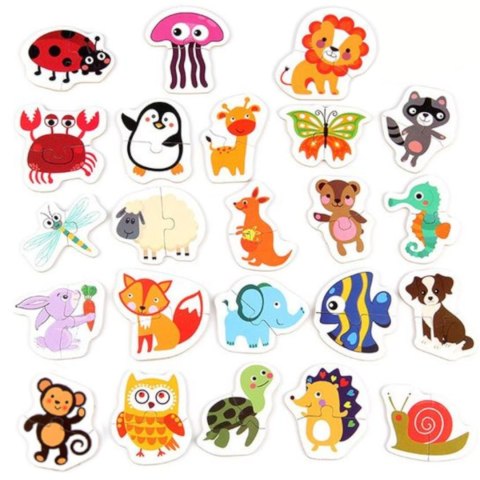 MOJE PIERWSZE PUZZLE ZWIERZĘTA PUSZKA 48 SZT. 1817 MOJE PIERWSZE PUZZLE ZWIERZĘTA PUSZKA 48 SZT. 1817