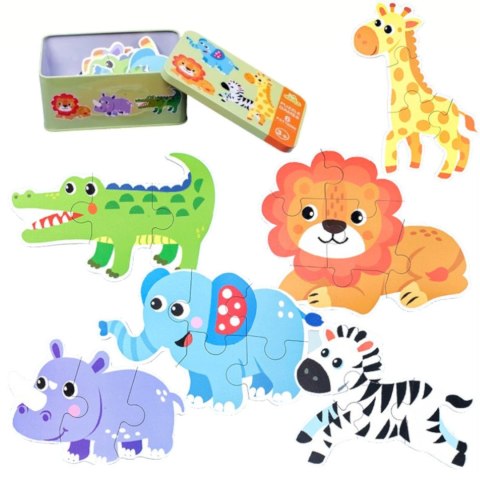 MOJE PIERWSZE PUZZLE ZWIERZĘTA SAFARI 25 SZT. 1767 MOJE PIERWSZE PUZZLE ZWIERZĘTA SAFARI 25 SZT. 1767