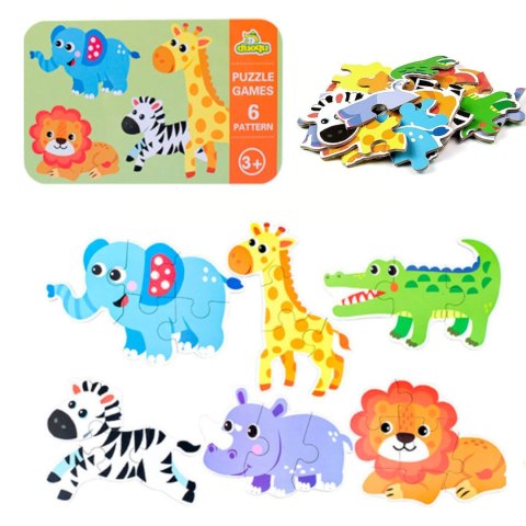MOJE PIERWSZE PUZZLE ZWIERZĘTA SAFARI 25 SZT. 1767 MOJE PIERWSZE PUZZLE ZWIERZĘTA SAFARI 25 SZT. 1767