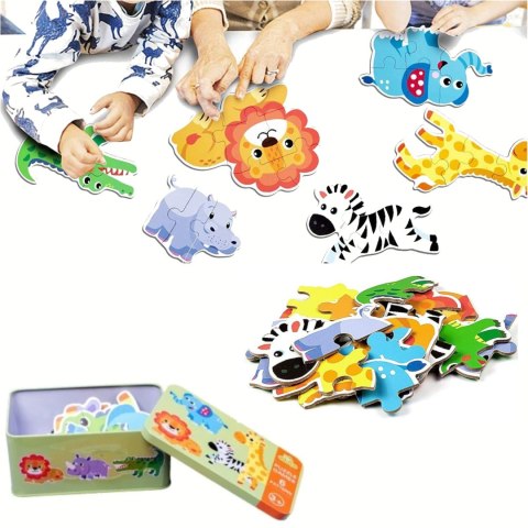 MOJE PIERWSZE PUZZLE ZWIERZĘTA SAFARI 25 SZT. 1767 MOJE PIERWSZE PUZZLE ZWIERZĘTA SAFARI 25 SZT. 1767