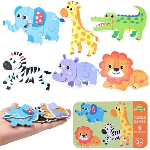 MOJE PIERWSZE PUZZLE ZWIERZĘTA SAFARI 25 SZT. 1767 MOJE PIERWSZE PUZZLE ZWIERZĘTA SAFARI 25 SZT. 1767