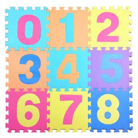 PUZZLE PIANKOWE MATA EVA 10 SZT LICZBY CB-102 PUZZLE PIANKOWE MATA EVA 10 SZT LICZBY CB-102
