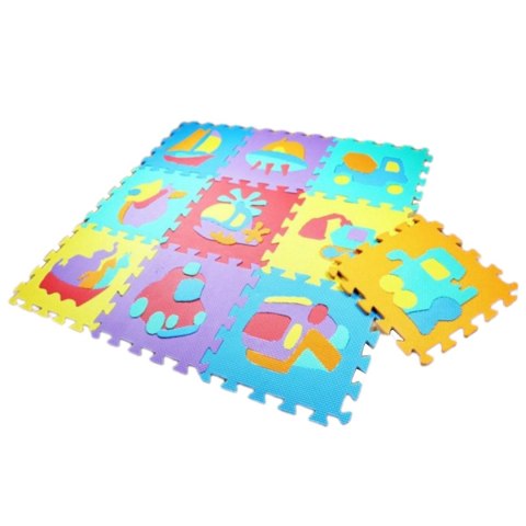 PUZZLE PIANKOWE MATA EVA 10 SZT POJAZDY CB-114 PUZZLE PIANKOWE MATA EVA 10 SZT POJAZDY CB-114