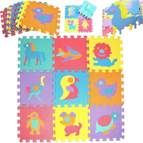 PUZZLE PIANKOWE MATA EVA 10 SZT ZWIERZĘTA CB-115 PUZZLE PIANKOWE MATA EVA 10 SZT ZWIERZĘTA CB-115