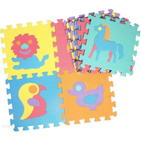 PUZZLE PIANKOWE MATA EVA 10 SZT ZWIERZĘTA CB-115 PUZZLE PIANKOWE MATA EVA 10 SZT ZWIERZĘTA CB-115