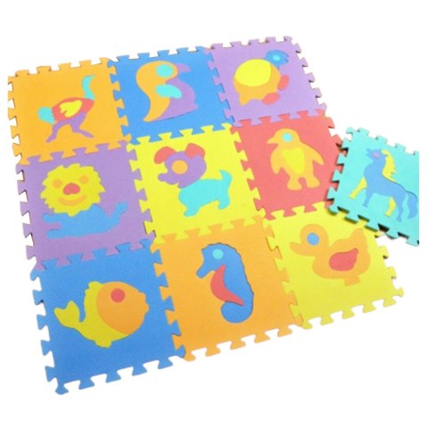 PUZZLE PIANKOWE MATA EVA 10 SZT ZWIERZĘTA CB-115 PUZZLE PIANKOWE MATA EVA 10 SZT ZWIERZĘTA CB-115