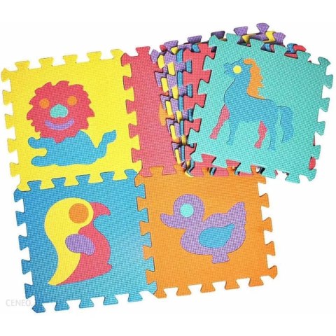 PUZZLE PIANKOWE MATA EVA 10 SZT ZWIERZĘTA CB-115 PUZZLE PIANKOWE MATA EVA 10 SZT ZWIERZĘTA CB-115