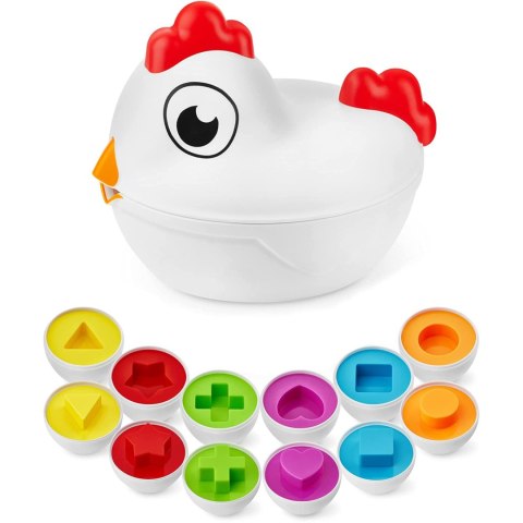 UKŁADANKA SORTER JAJKA MONTESSORI KOLORY DF18 UKŁADANKA SORTER JAJKA MONTESSORI KOLORY DF18