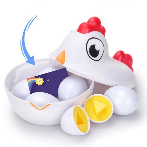 UKŁADANKA SORTER JAJKA MONTESSORI KOLORY DF18 UKŁADANKA SORTER JAJKA MONTESSORI KOLORY DF18