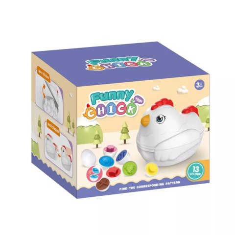 UKŁADANKA SORTER JAJKA MONTESSORI KOLORY DF18 UKŁADANKA SORTER JAJKA MONTESSORI KOLORY DF18