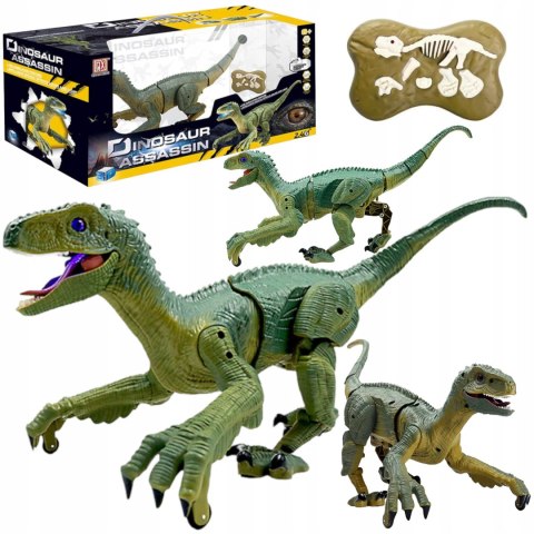 DINOZAUR VELOCIRAPTOR ZDALNIE STEROWANY PILOT PORT USB DŹWIĘKI QX020 DINOZAUR VELOCIRAPTOR ZDALNIE STEROWANY PILOT PORT USB DŹWIĘKI QX020