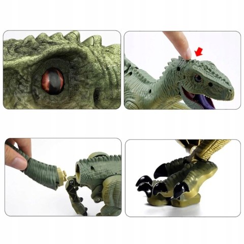 DINOZAUR VELOCIRAPTOR ZDALNIE STEROWANY PILOT PORT USB DŹWIĘKI QX020 DINOZAUR VELOCIRAPTOR ZDALNIE STEROWANY PILOT PORT USB DŹWIĘKI QX020